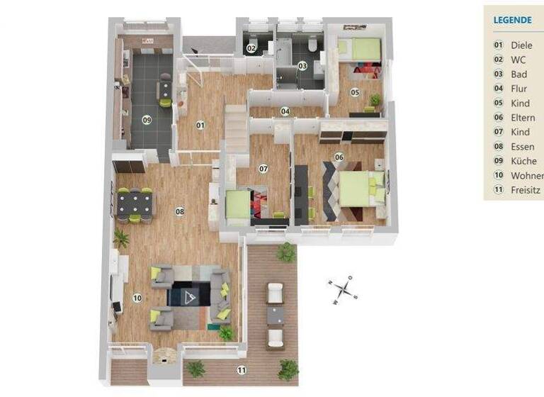 Einfamilienhaus zum Kauf 327.997 € 4 Zimmer 119,1 m² 468 m² Grundstück frei ab 01.03.2026 Nordwalde 48356