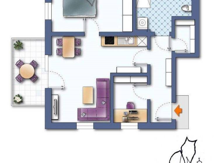 Wohnung zum Kauf - Erstbezug provisionsfrei als Kapitalanlage geeignet 296.531 € 3 Zimmer 64 m² Katzenberg 2 Landau Landau an der Isar 94405