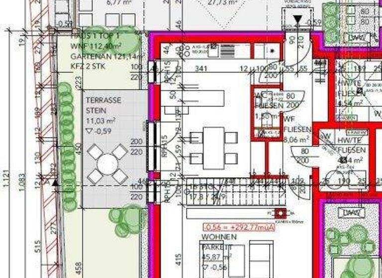 Doppelhaushälfte zur Miete 1.590 € 4 Zimmer 112,4 m² Steinabrückl 2751