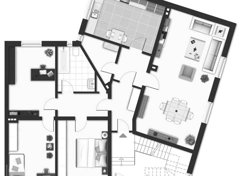 Wohnung zum Kauf 183.900 € 4 Zimmer 108 m² Geneicken Mönchengladbach 41236