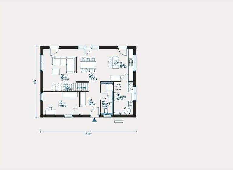 Haus zum Kauf provisionsfrei 414.889 € 5 Zimmer 173,2 m² 482 m² Grundstück Cappel Blomberg 32825