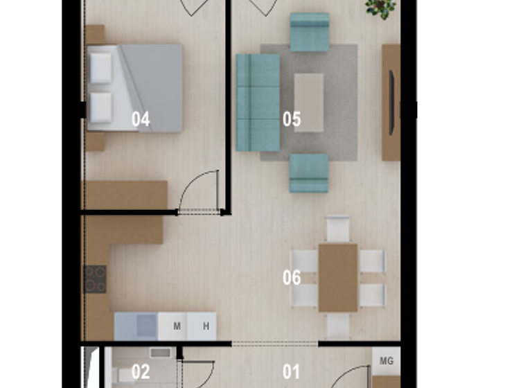 Studio zum Kauf - Erstbezug 255.600 € 2 Zimmer 58 m² 2. Geschoss frei ab sofort Siófok 8600