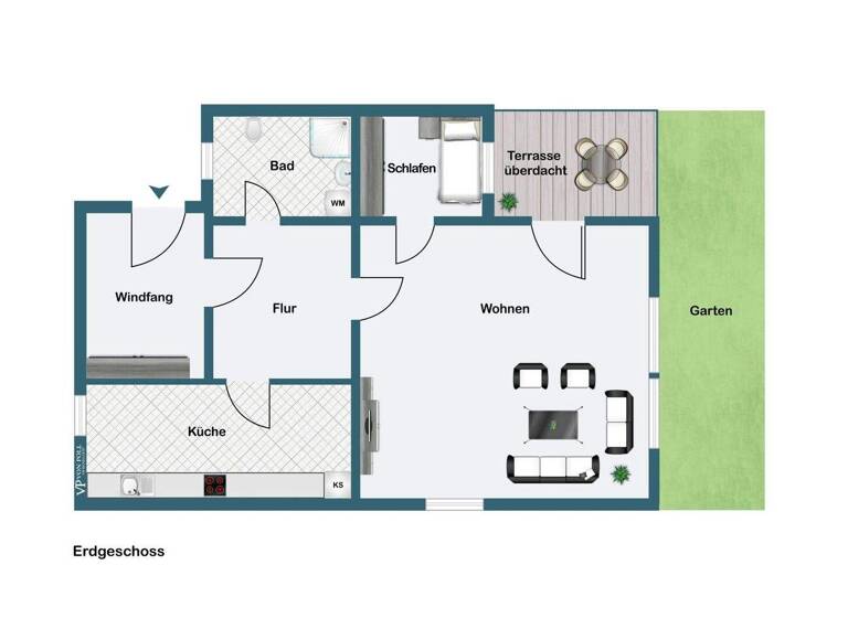 Wohnung zum Kauf 135.000 € 2 Zimmer 55,9 m² Kaltenmoor Lüneburg 21337
