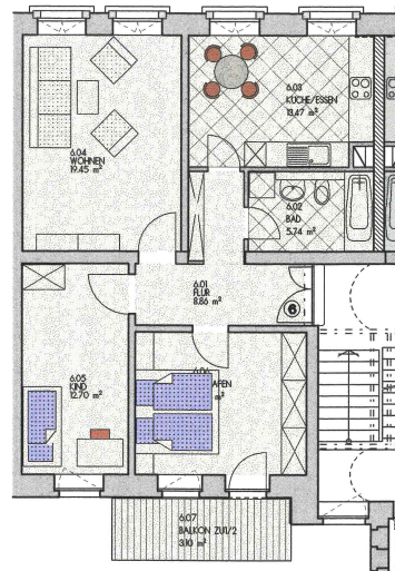 Wohnung zur Miete 480 € 3 Zimmer 76,9 m²<br/>Wohnfläche 2.<br/>Geschoss 01.03.2025<br/>Verfügbarkeit Kanzlerstraße 41 Kaßberg 911 Chemnitz 09112