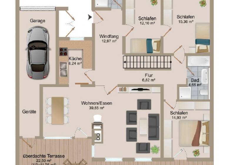 Bungalow zum Kauf 1.285.000 € 5 Zimmer 183 m²<br/>Wohnfläche 499 m²<br/>Grundstück Oberhaching Oberhaching 82041