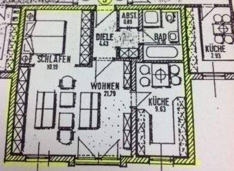 Wohnung zum Kauf 79.000 € 1,5 Zimmer 51 m² 1. Geschoss Coburg 96450
