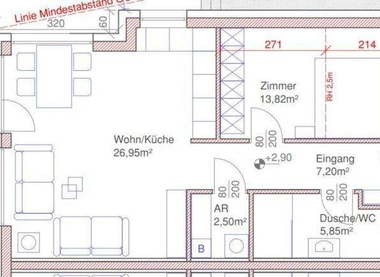 Wohnung zum Kauf - Erstbezug 337.244 € 2 Zimmer 56,3 m² 1. Geschoss Achenkirch 6215