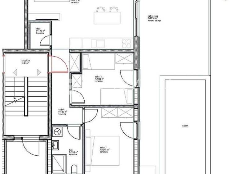 Wohnung zum Kauf 361.560 € 2 Zimmer 77 m² Vinjerac Posedarje