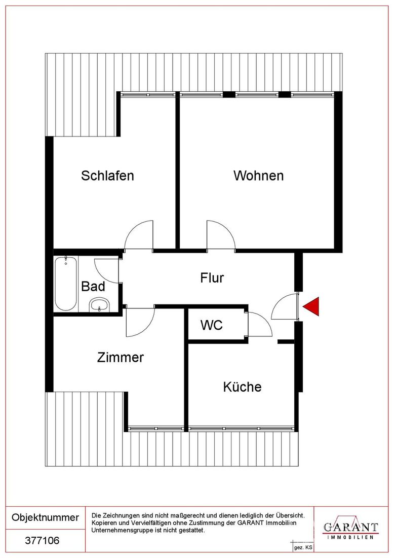 Wohnung zum Kauf 259.000 € 3 Zimmer 69 m²<br/>Wohnfläche 3.<br/>Geschoss Ludwigsburg - Ost Ludwigsburg 71638