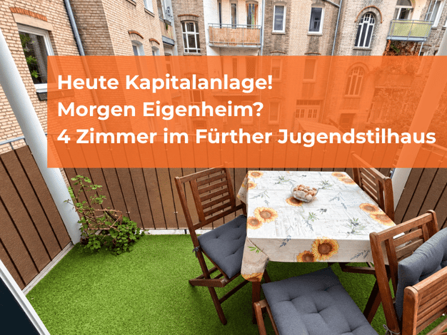 Wohnung zum Kauf 318.000 € 4 Zimmer 106,7 m² Innenstadt Fürth 90762