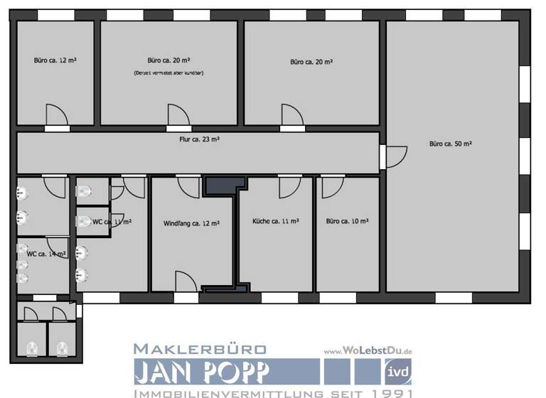Bürofläche zur Miete 955 € Zeulenroda Zeulenroda-Triebes 07937