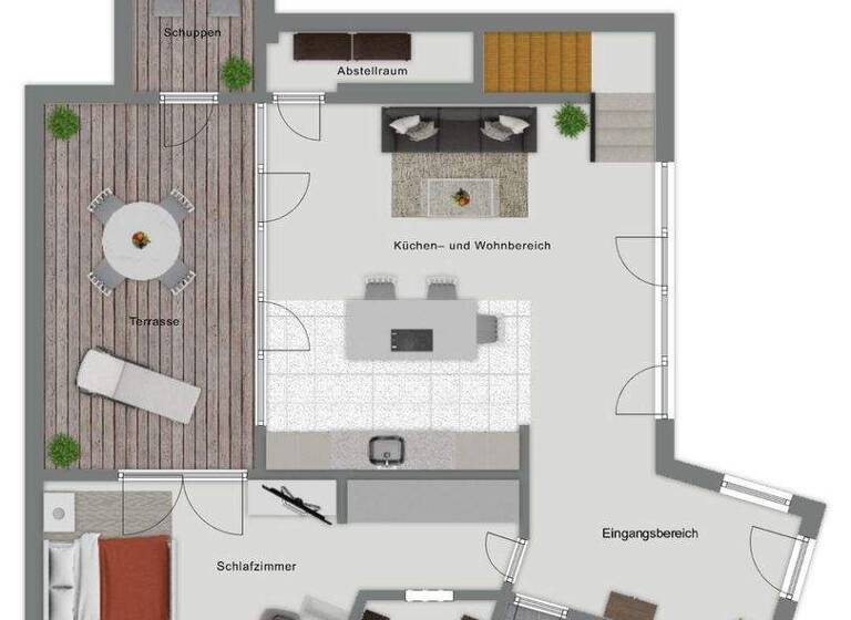 Loft zur Miete 2.900 € 2 Zimmer 132,4 m² EG Stadtmitte Düsseldorf / Stadtmitte 40210