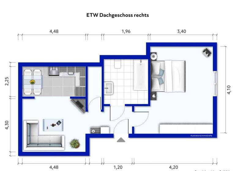 Wohnung zum Kauf 83.000 € 2,5 Zimmer 48 m² 3. Geschoss frei ab sofort Preißelpöhl Plauen 08525