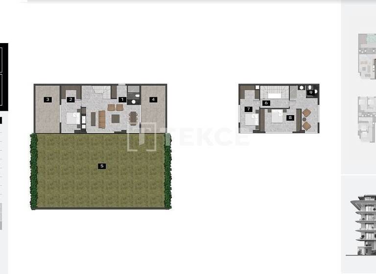 Studio zum Kauf 239.000 € 2 Zimmer 75 m² EG Antalya 07450