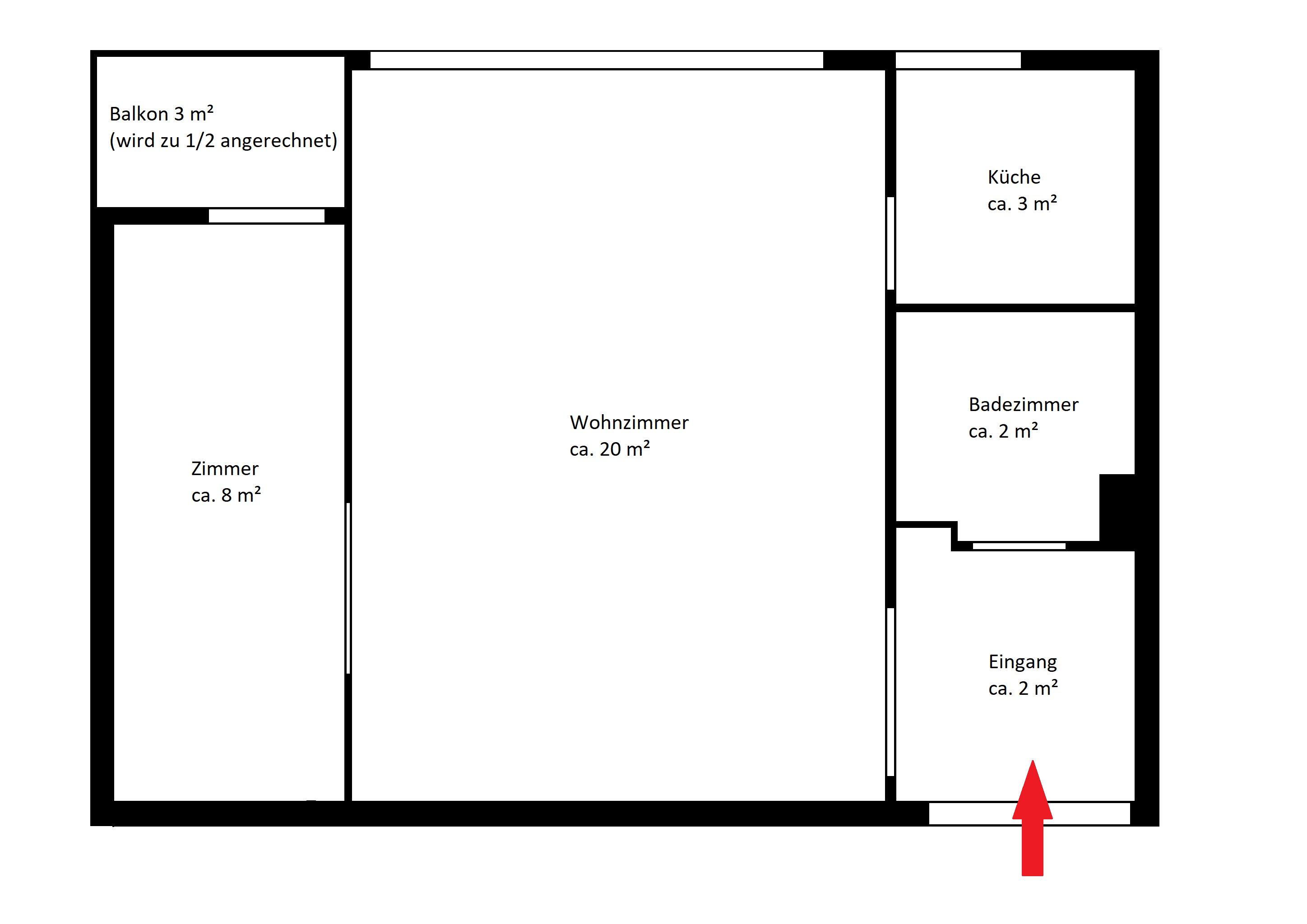 Wohnung zur Miete 640 € 2 Zimmer 36 m²<br/>Wohnfläche Südervorstadt Bremen 28201