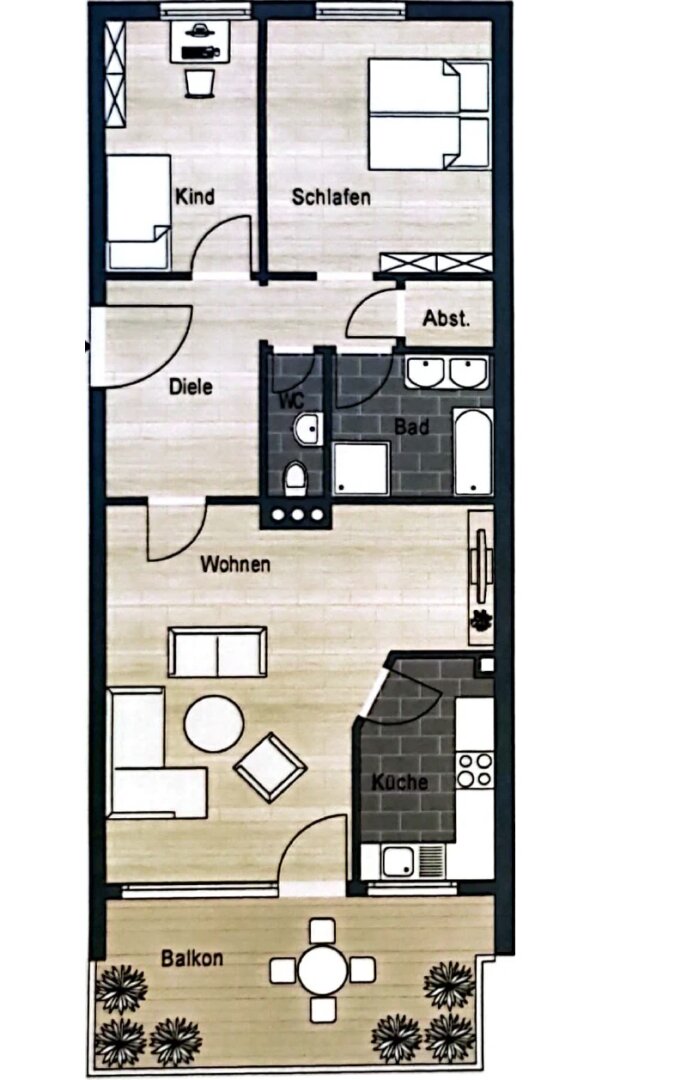 Wohnung zum Kauf 445.000 € 3 Zimmer 79,3 m²<br/>Wohnfläche 2.<br/>Geschoss Bergheim 5101