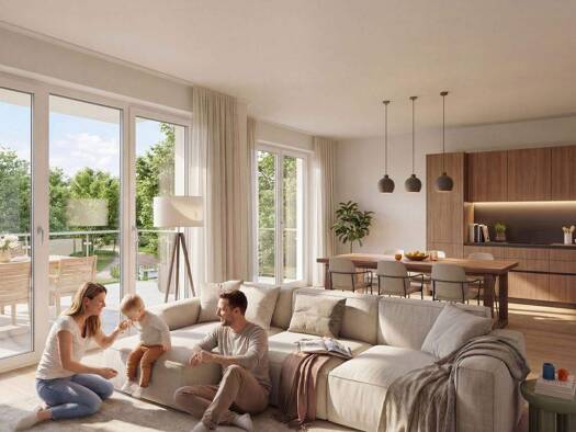 Wohnung zum Kauf - Neubau provisionsfrei 340.200 € 3 Zimmer 75,6 m² 1. Geschoss Sporckstraße 13 Hövelhof 33161