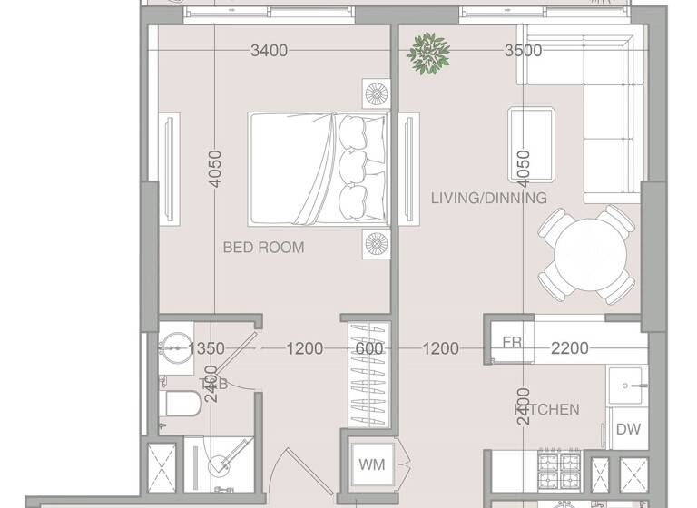 Wohnung zum Kauf provisionsfrei 277.021 € 2 Zimmer 71,2 m² Dubai 00000
