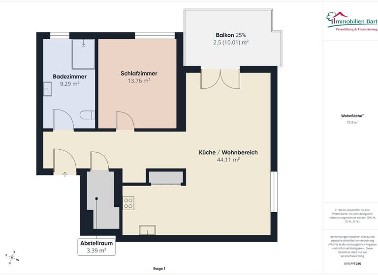 Wohnung zum Kauf - Erstbezug 429.800 € 2 Zimmer 75,4 m² Helfant Palzem / Helfant 54439