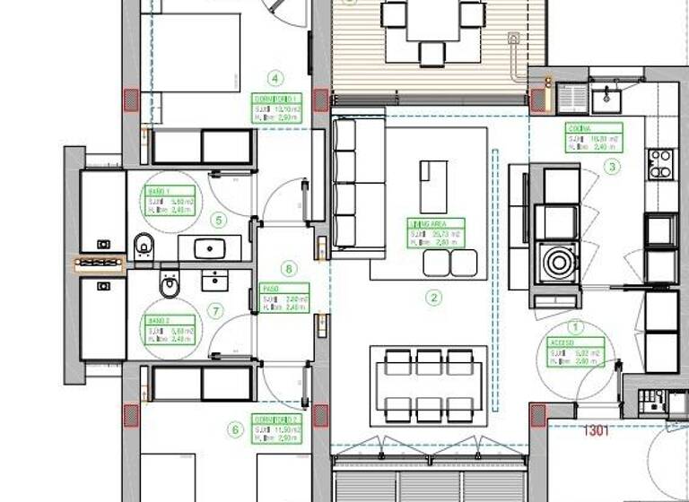 Studio zum Kauf provisionsfrei 380.275 € 3 Zimmer 79 m² Avenida GAUDI Oliva 46780