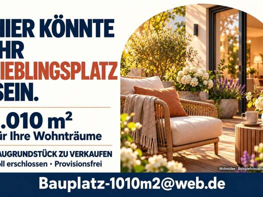Grundstück zum Kauf provisionsfrei 1.010 m² Grundstück Ofterdingen 72131