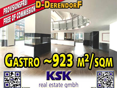 Restaurant zur Miete provisionsfrei 923 m² Gastrofläche Derendorf Düsseldorf 40476
