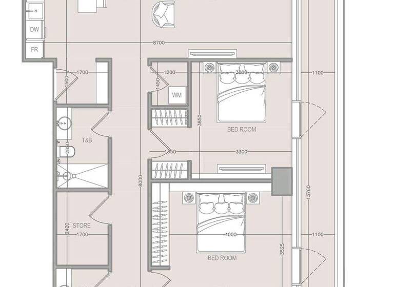 Wohnung zum Kauf provisionsfrei 901.665 € 4 Zimmer 178,3 m² Dubai 00000
