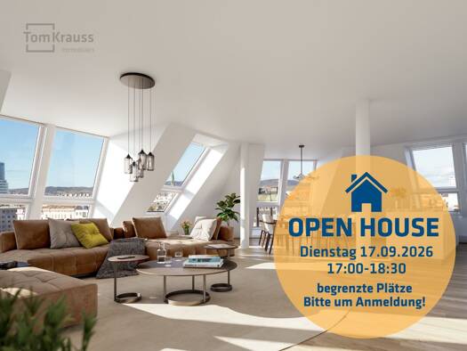 Terrassenwohnung zum Kauf - Neubau 658.200 € 2 Zimmer 52,9 m² 7. Geschoss frei ab 01.03.2027 Landstraße 1030