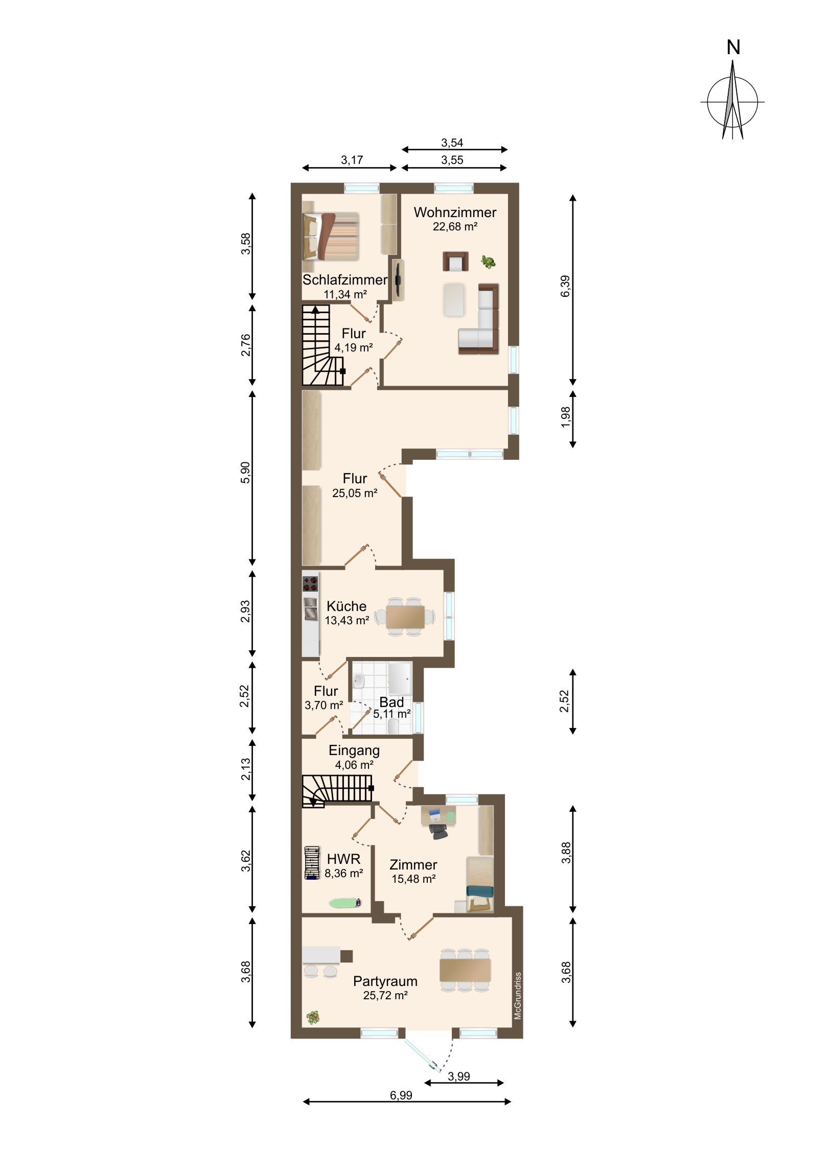 Doppelhaushälfte zum Kauf 89.000 € 7 Zimmer 212,5 m²<br/>Wohnfläche 1.193 m²<br/>Grundstück Gröningen Gröningen 39397