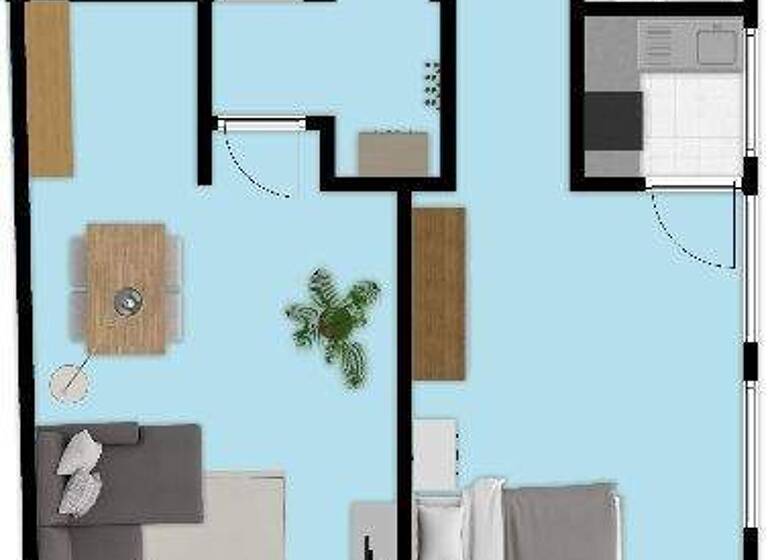 Wohnung zur Miete 500 € 2 Zimmer 65 m² 3. Geschoss Stadtmitte Krefeld 47798