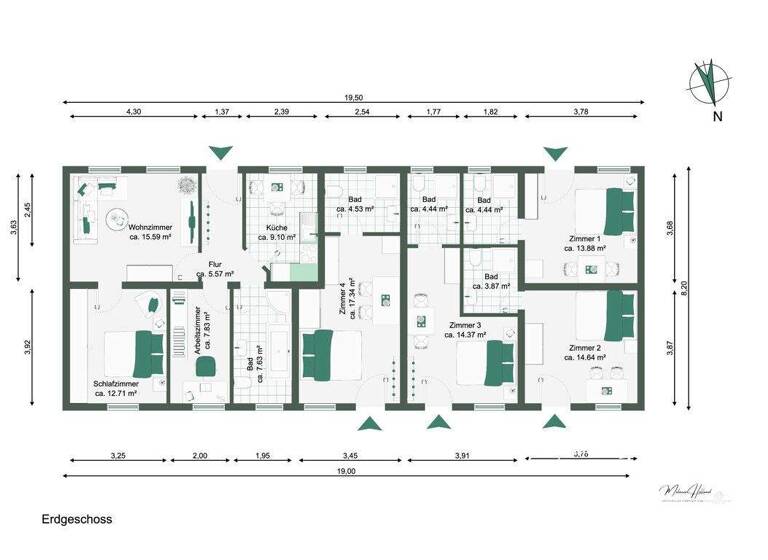 Haus zum Kauf 750.000 € 15 Zimmer 202,3 m² 1.456 m² Grundstück Vetschau 03226