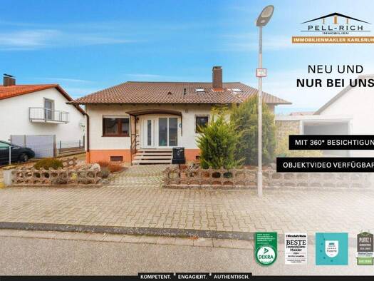 Einfamilienhaus zum Kauf 515.000 € 6 Zimmer 165,2 m² 662 m² Grundstück Hochstetten Linkenheim-Hochstetten 76351