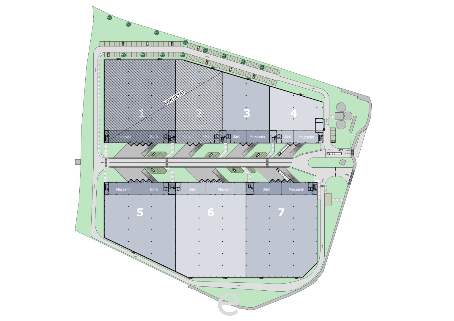 Lagerhalle zur Miete 3.045 m²<br/>Lagerfläche Enns 4470