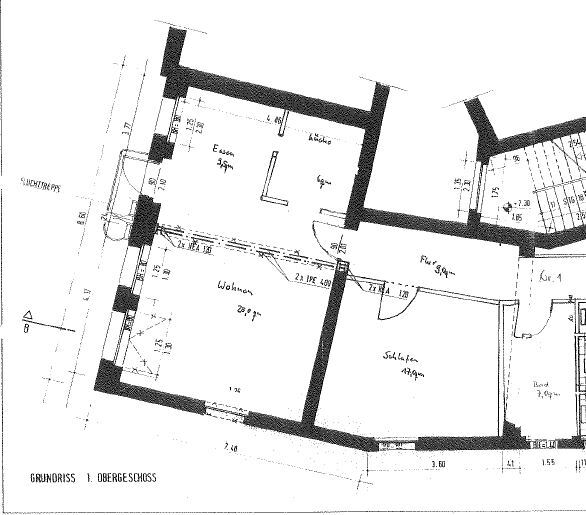 Wohnung zur Miete 700 € 2 Zimmer 73,5 m²<br/>Wohnfläche 1.<br/>Geschoss ab sofort<br/>Verfügbarkeit Jahnplatz 3 Kesselbrink Bielefeld 33602