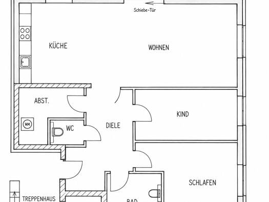Wohnung zur Miete 1.200 € 3 Zimmer 100 m² Geschoss 1/3 frei ab 01.11.2026 Scharnhorst Verden (Aller) 27283