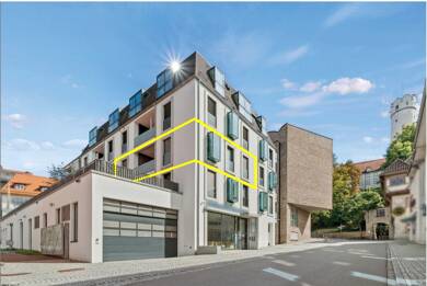 Wohnung zur Miete 1.360 € 2 Zimmer 80 m² Geschoss 2/4 frei ab 01.08.2025 Burgstraße 7 Altstadt Ravensburg 88212