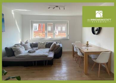Wohnung zur Miete 1.050 € 2 Zimmer 59 m² 4. Geschoss frei ab 01.10.2025 Uhlandstraße Nürnberg 90408