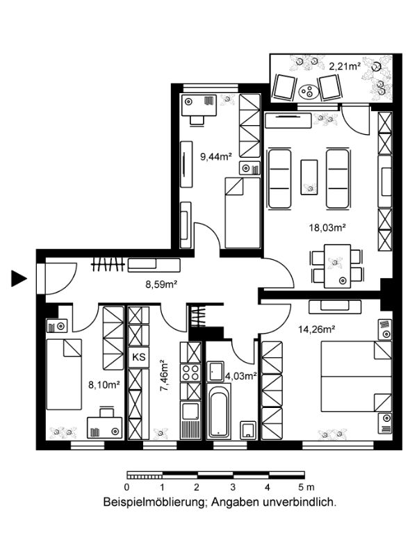 Wohnung zur Miete 982 € 4 Zimmer 72,1 m²<br/>Wohnfläche EG<br/>Geschoss ab sofort<br/>Verfügbarkeit Schaumburger Straße 73 Sossenheim Frankfurt am Main 65936