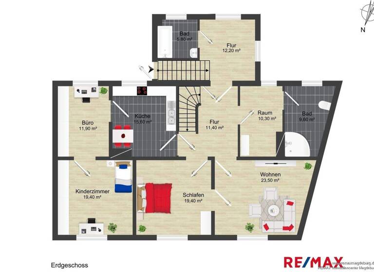 Einfamilienhaus zum Kauf 69.000 € 5 Zimmer 139,1 m² 1.366 m² Grundstück Etgersleben 39448