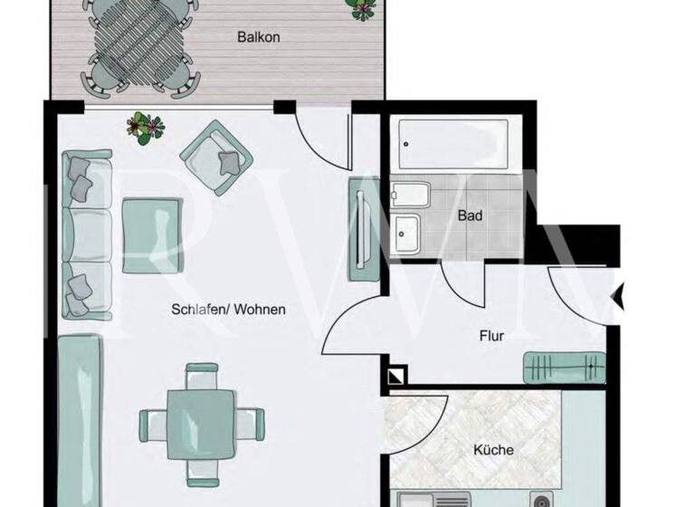 Studio zum Kauf 197.000 € 1 Zimmer 33 m² Sillenbuch Stuttgart 70619