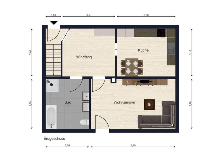 Reihenendhaus zum Kauf 4 Zimmer 118 m² 222 m² Grundstück Geiselhöring 94333