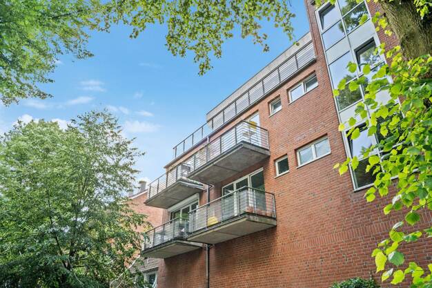 Wohnung zur Miete 1.400 € 1 Zimmer 44,3 m² 2. Geschoss frei ab 01.08.2025 Uhlenhorst Hamburg 22085