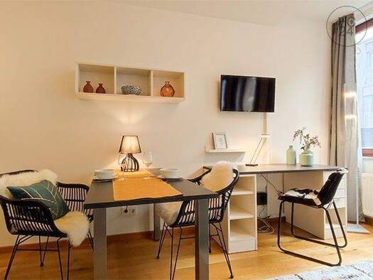 Studio zur Miete Wohnen auf Zeit 890 € 1 Zimmer 32 m² frei ab 13.04.2026 Zentrum Leipzig 04109