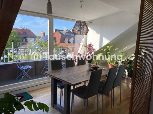 Wohnung zur Miete Tauschwohnung 1.400 € 2,5 Zimmer 75 m² 5. Geschoss Schwabing-West München 80798