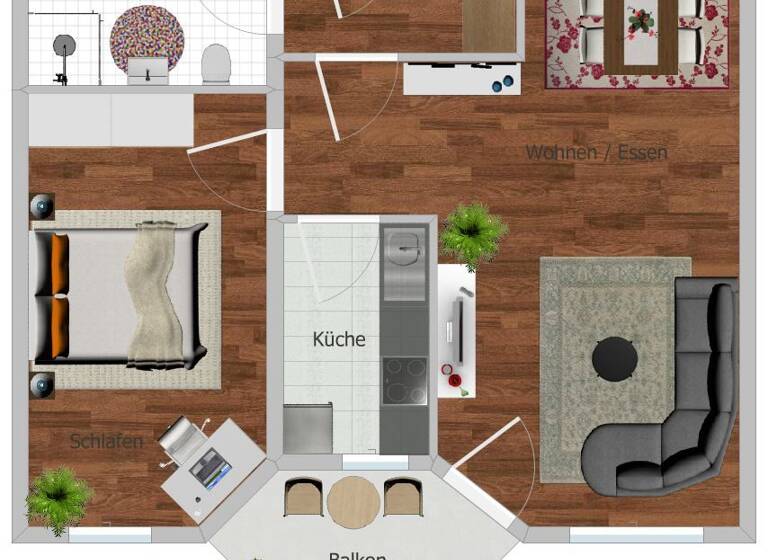 Wohnung zum Kauf 220.000 € 2 Zimmer 55 m² 3. Geschoss Gostenhof Nürnberg 90429