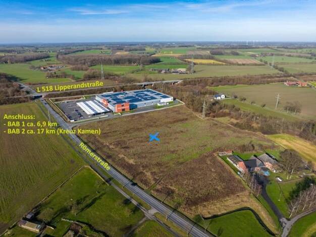 Gewerbegrundstück zum Kauf provisionsfrei 223.830 € 2.487 m² Grundstück Römerstraße Bockum-Hövel Bockum - Hövel 59075