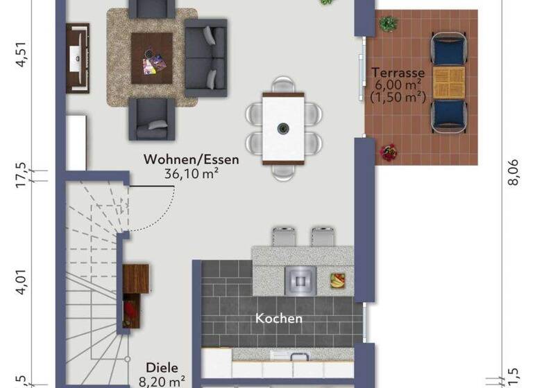 Doppelhaushälfte zum Kauf provisionsfrei 499.900 € 6 Zimmer 144,5 m² 204,5 m² Grundstück Verl 33415