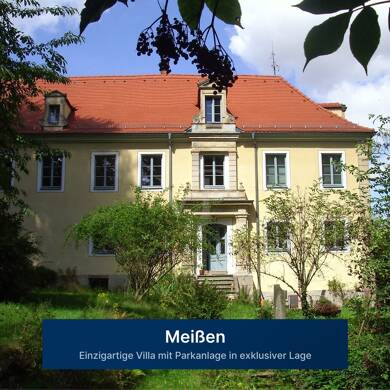 Villa zum Kauf 975.000 € 11 Zimmer 382 m² 3.119 m² Grundstück Meißen Meißen 01662
