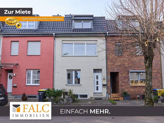 Reihenmittelhaus zur Miete 1.350 € 3 Zimmer 100 m² 281 m² Grundstück Ebertstraße 82 Kohlscheid Herzogenrath 52134
