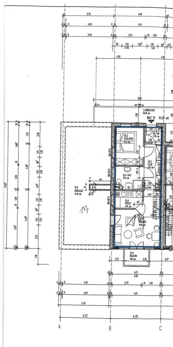 Wohnung zur Miete 700 € 2 Zimmer 72,1 m²<br/>Wohnfläche ab sofort<br/>Verfügbarkeit Am Stadtpark Boizenburg Bengerstorf 19258